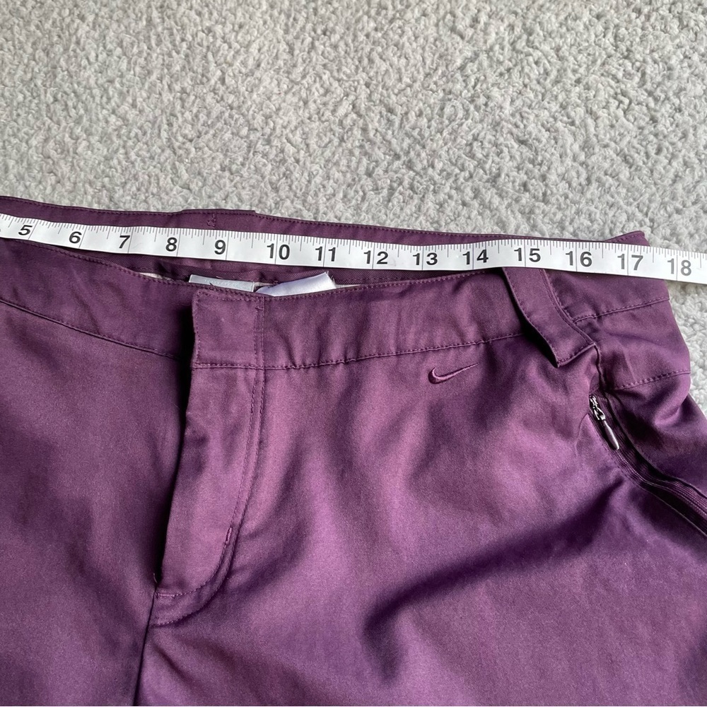Nike Pant‎ Women's L(12-14) Straight leg, zipped pockets/slits bottom purple,VTG - Picture 12 of 15